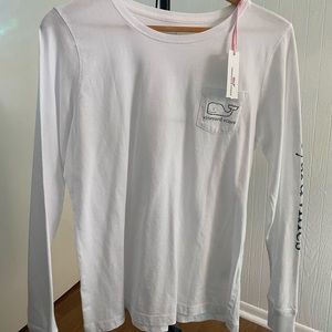 White vineyard vines long sleeve